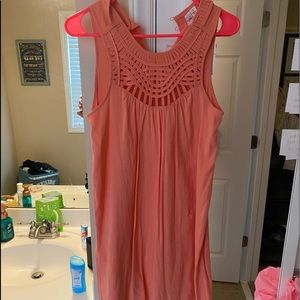 Coral dress